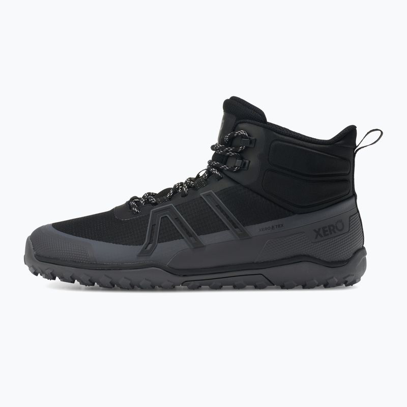 Buty barefoot męskie Xero Shoes Scrambler Trail Mid WP black/asphalt 9