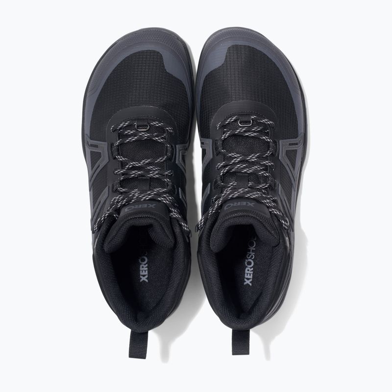 Buty barefoot męskie Xero Shoes Scrambler Trail Mid WP black/asphalt 12
