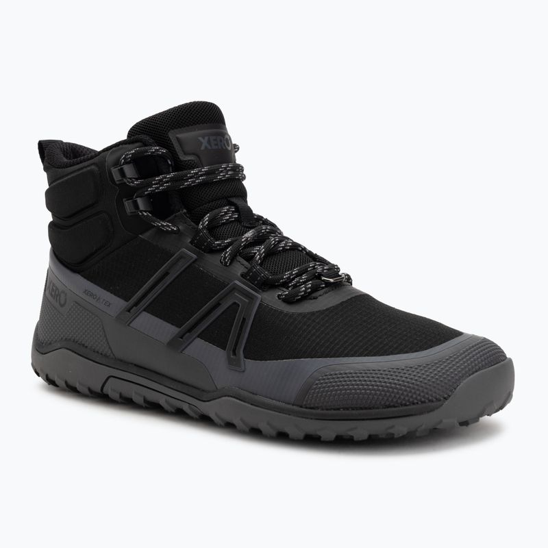 Buty barefoot damskie Xero Shoes Scrambler Trail Mid WP black/asphalt
