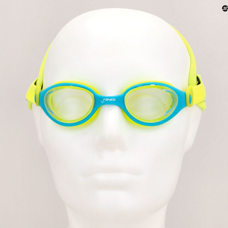 Okulary do pływania dziecięce FINIS DragonFlys lemon/clear 13