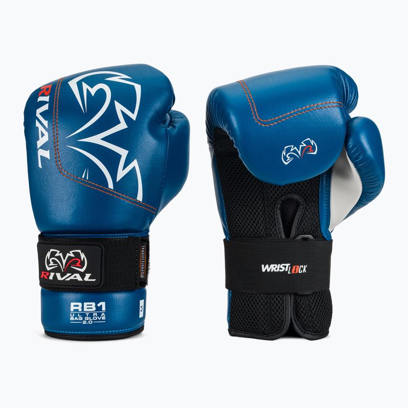 Rękawice bokserskie Rival RB1 Ultra Bag 2.0 blue 2