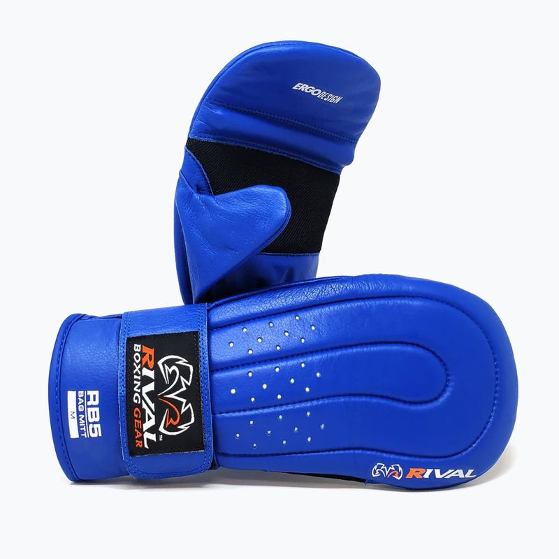 Rękawice bokserskie Rival RB5 Bag Mitts blue 2