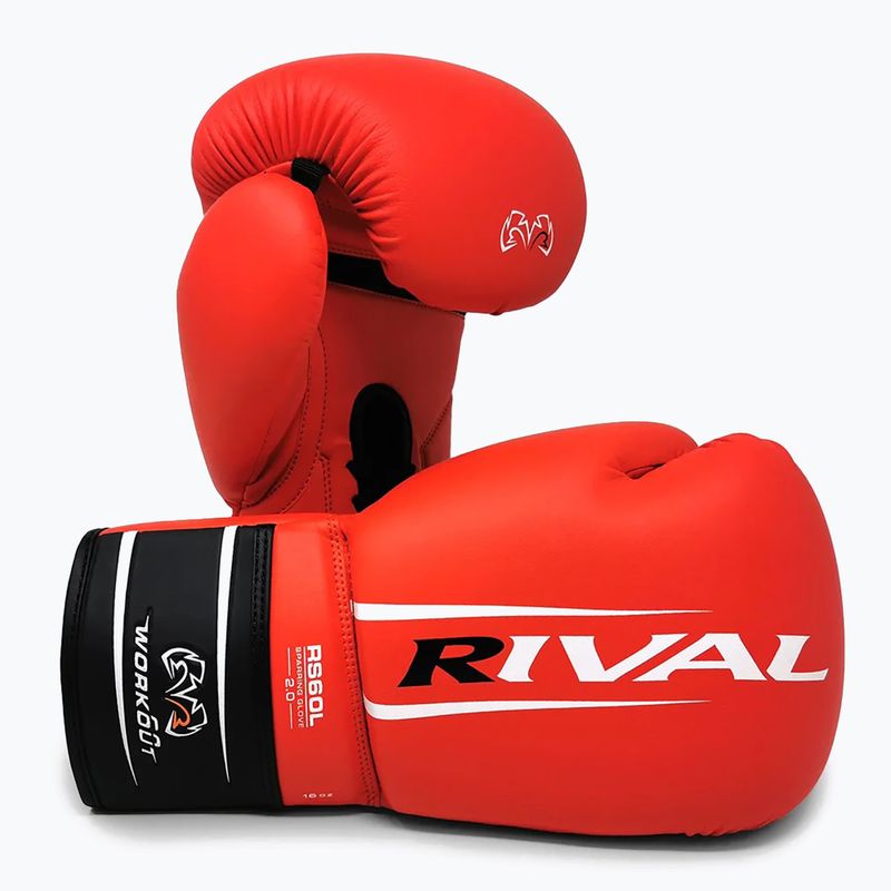 Rękawice bokserskie Rival RS60 red 3