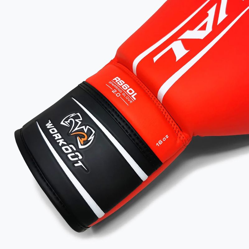 Rękawice bokserskie Rival RS60 red 4