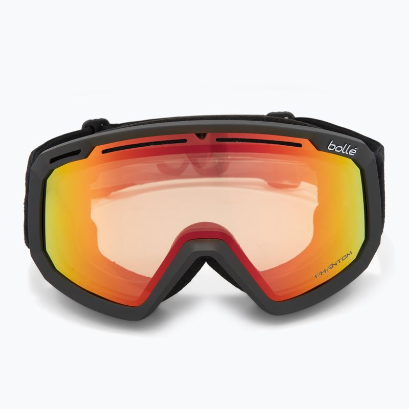 Gogle narciarskie Bollé Y7 OTG black matte/phantom fire red 2