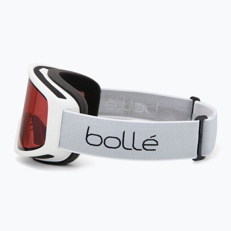 Gogle narciarskie Bollé Bedrock white matte/vermillon 4