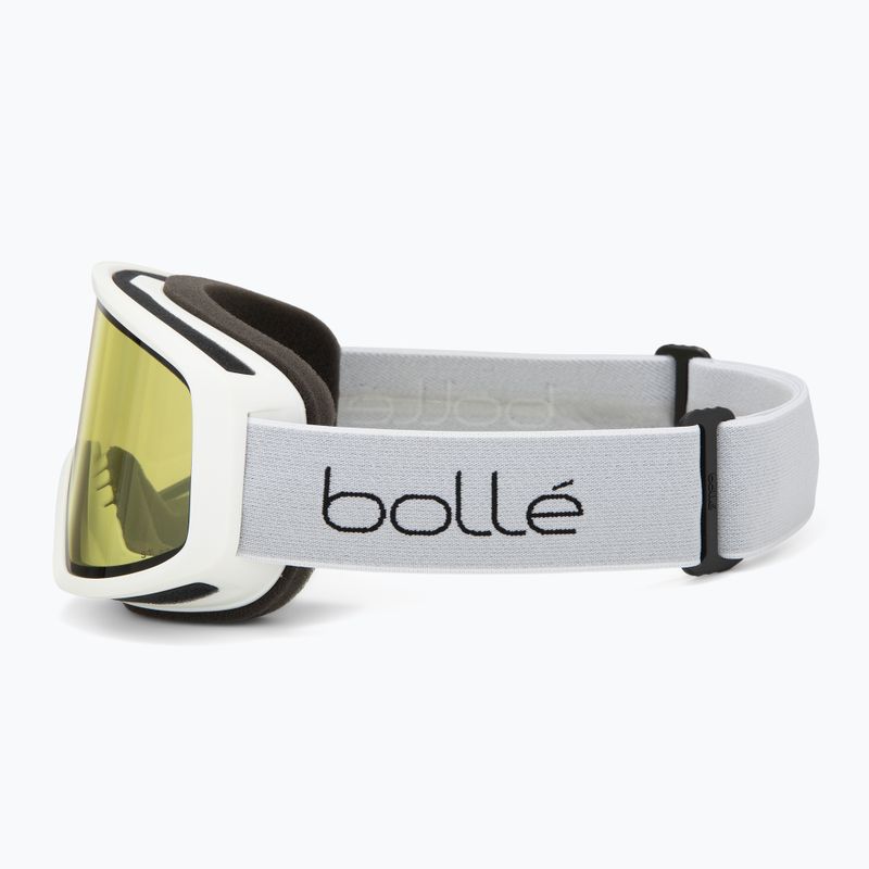 Gogle narciarskie Bollé Bedrock white matte/lemon 4