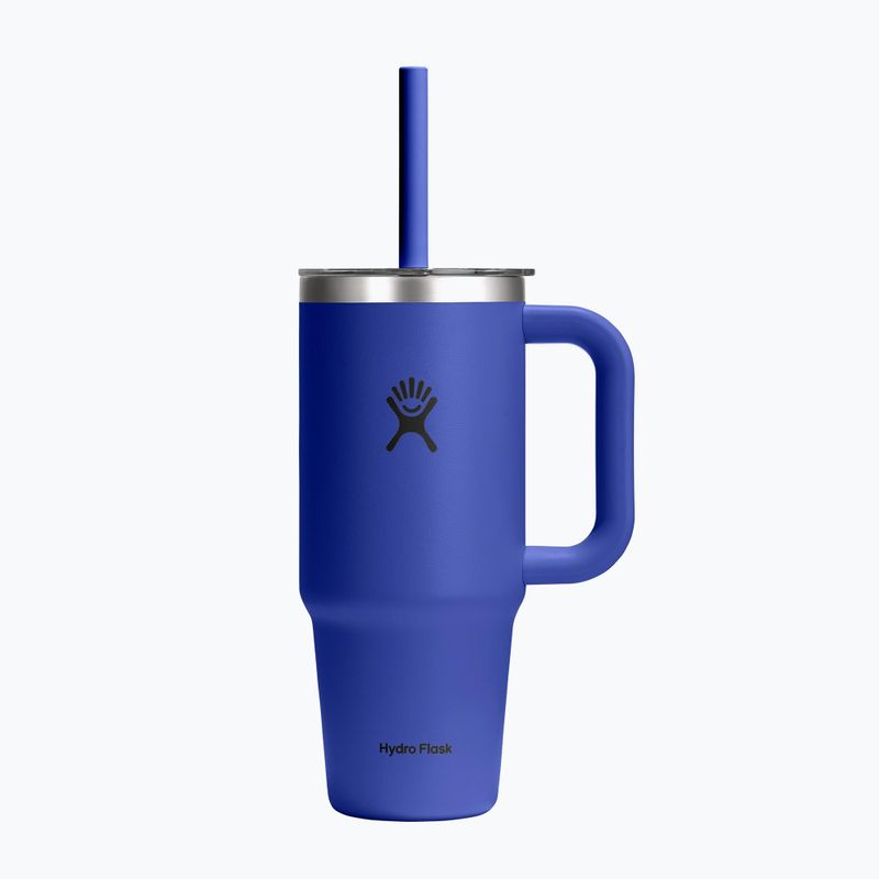 Kubek Hydro Flask Travel Tumbler Clear Lid 710 ml capri blue