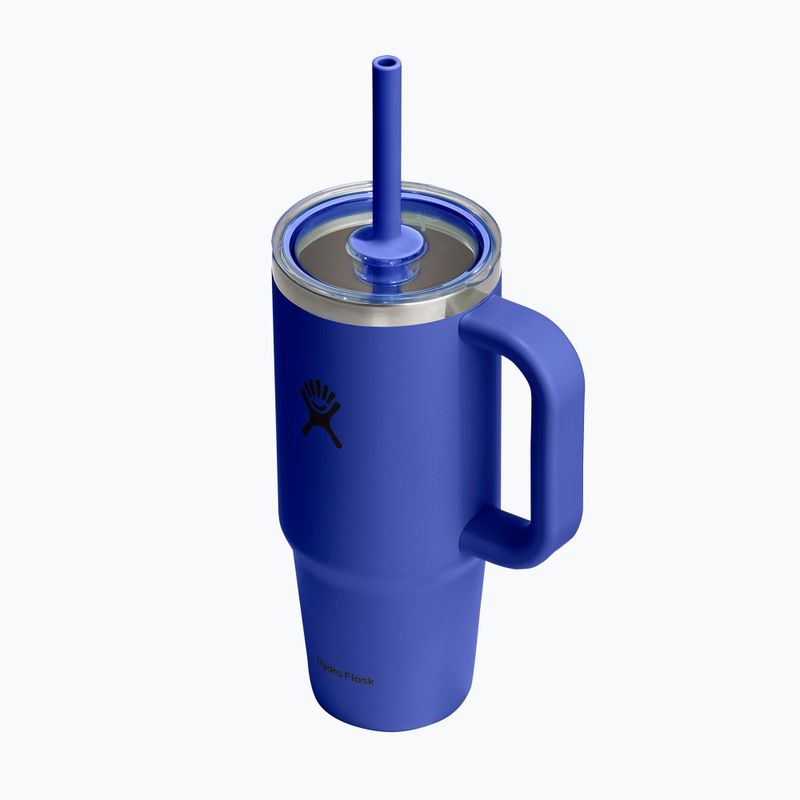 Kubek Hydro Flask Travel Tumbler Clear Lid 710 ml capri blue 3