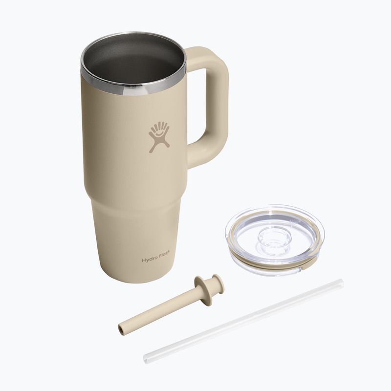 Kubek Hydro Flask Travel Tumbler Clear Lid 710 ml oat 4