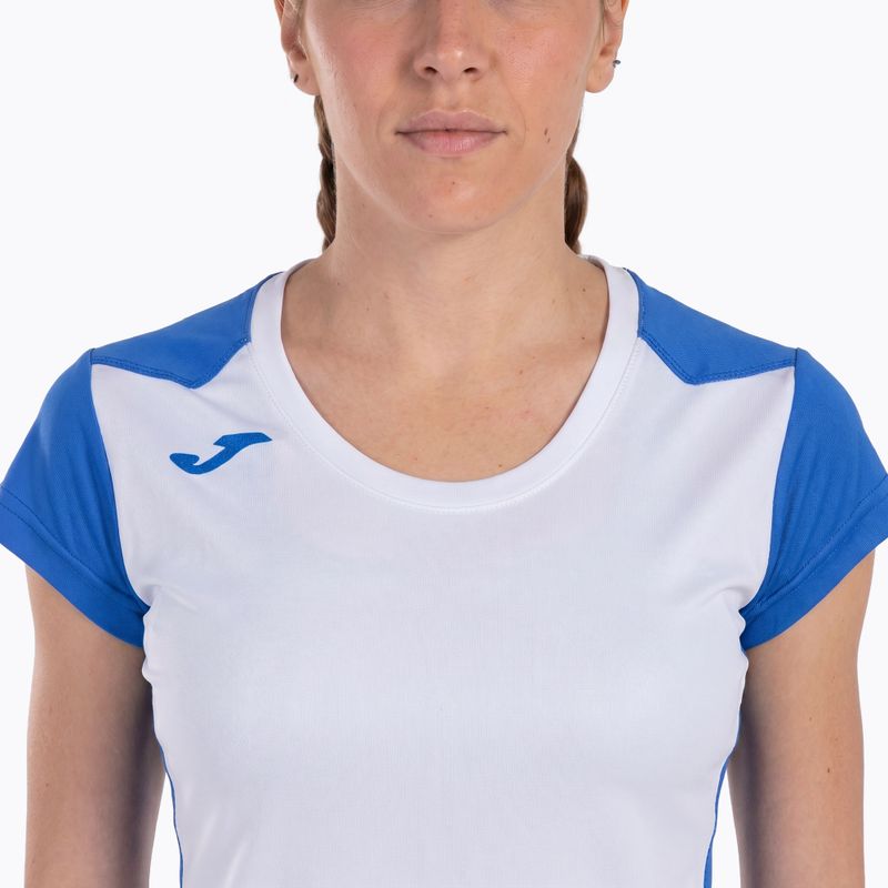 Koszulka do biegania damska Joma Record II white/royal 3
