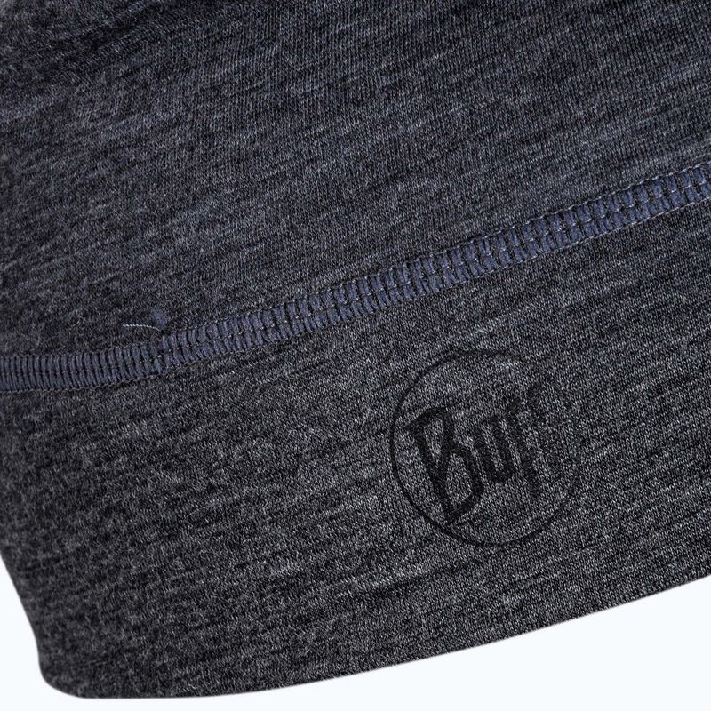 Czapka zimowa BUFF Lightweight Merino Wool solid grey 3