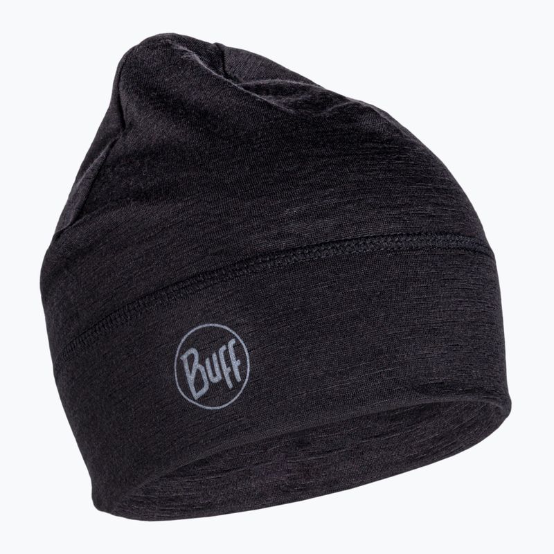 Czapka zimowa BUFF Lightweight Merino Wool solid black