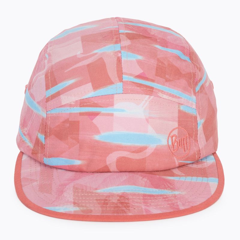 Czapka z daszkiem dziecięca BUFF 5 Panel heavens pink/pink 2