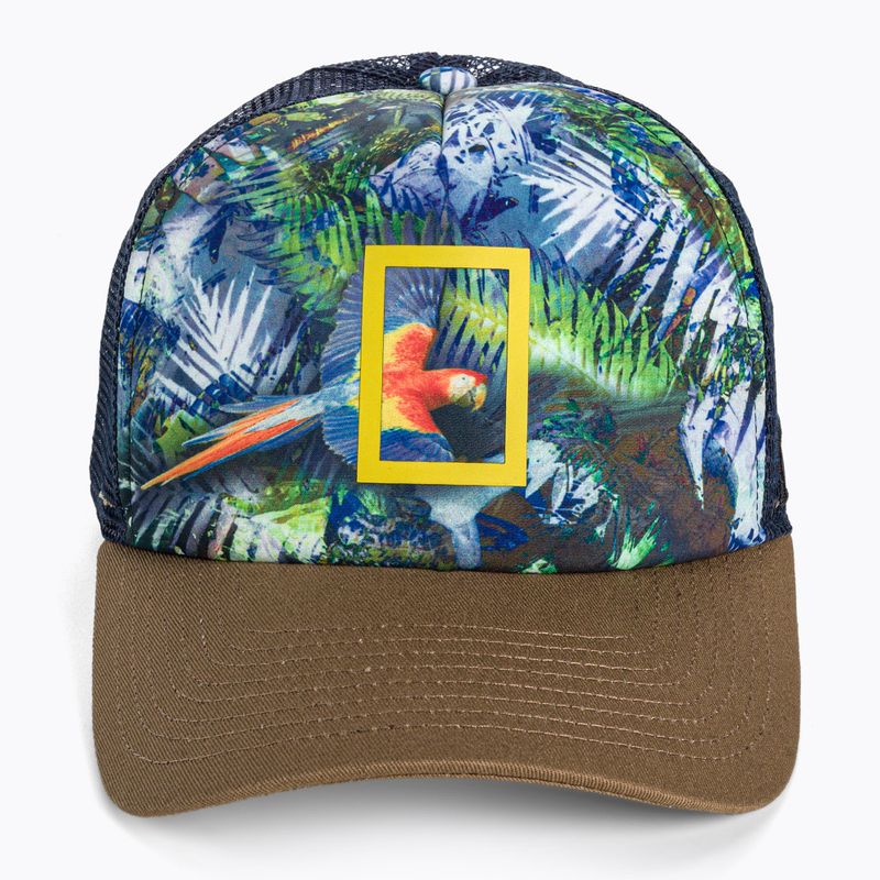 Czapka z daszkiem BUFF Trucker Scarlett Macaw National Geographic multicolor 4