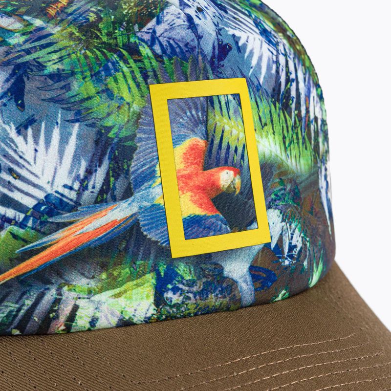 Czapka z daszkiem BUFF Trucker Scarlett Macaw National Geographic multicolor 5