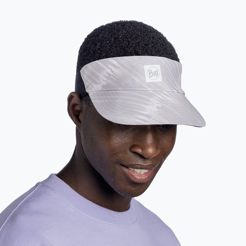 Daszek do biegania BUFF Go Visor Jaru light grey 8
