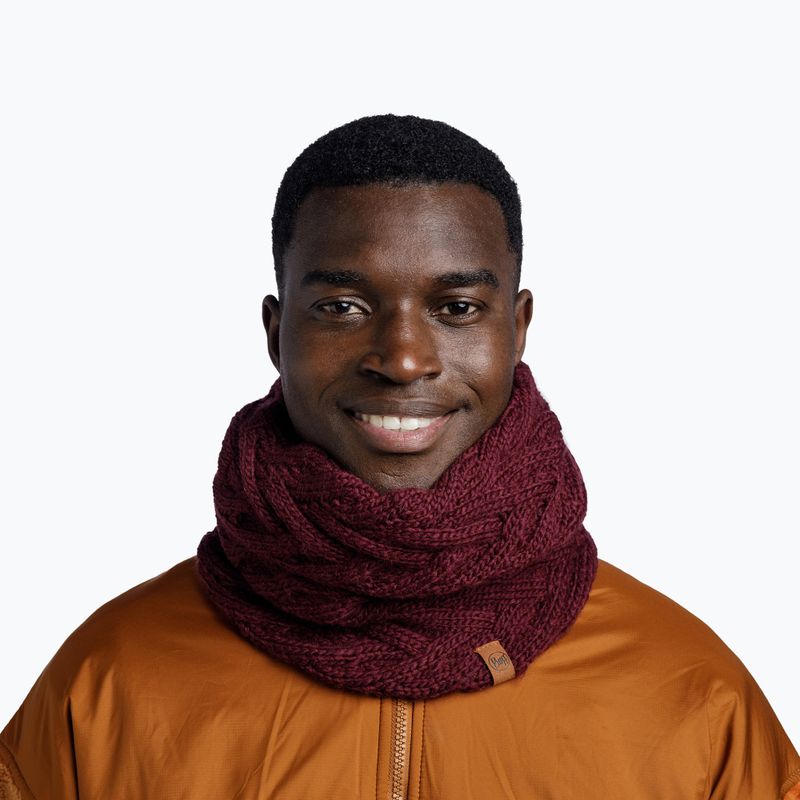 Komin BUFF Knitted & Fleece Caryn dahlia 3