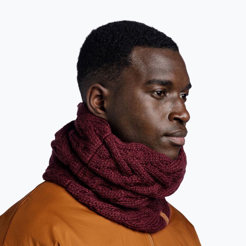 Komin BUFF Knitted & Fleece Caryn dahlia 4