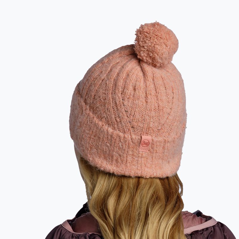 Czapka zimowa BUFF Knitted Nerla crimson 5