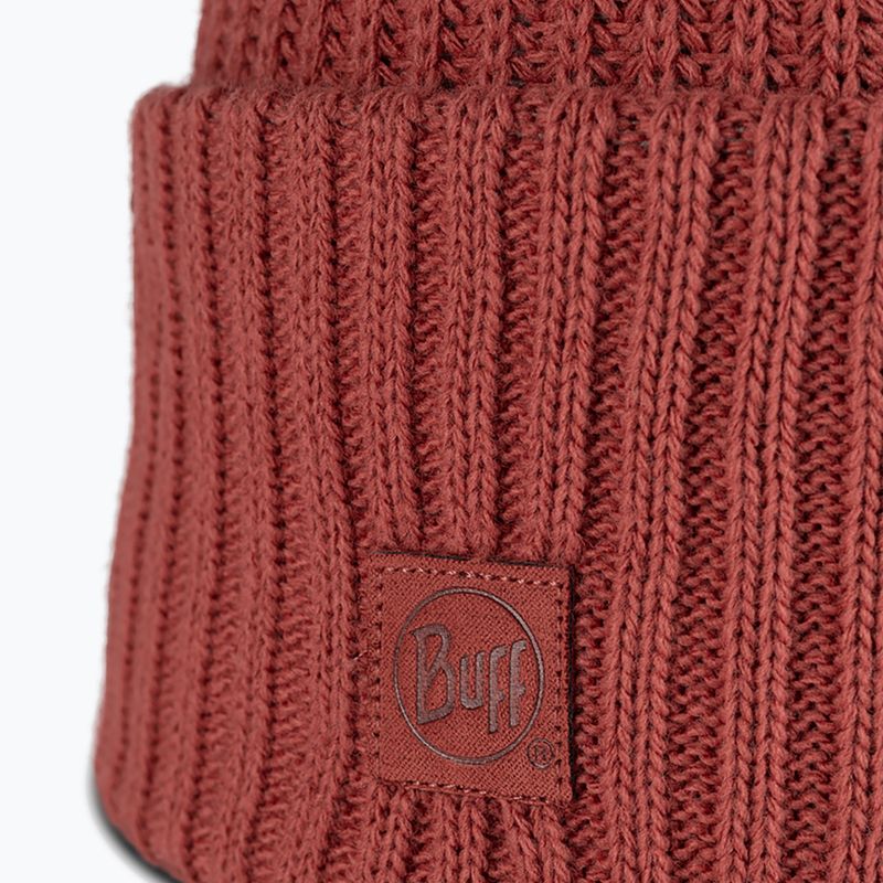 Czapka zimowa BUFF Knitted Rutger cinnamon 2