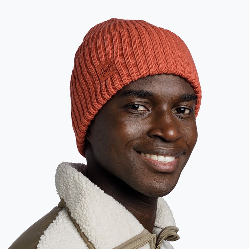 Czapka zimowa BUFF Knitted Rutger cinnamon 3