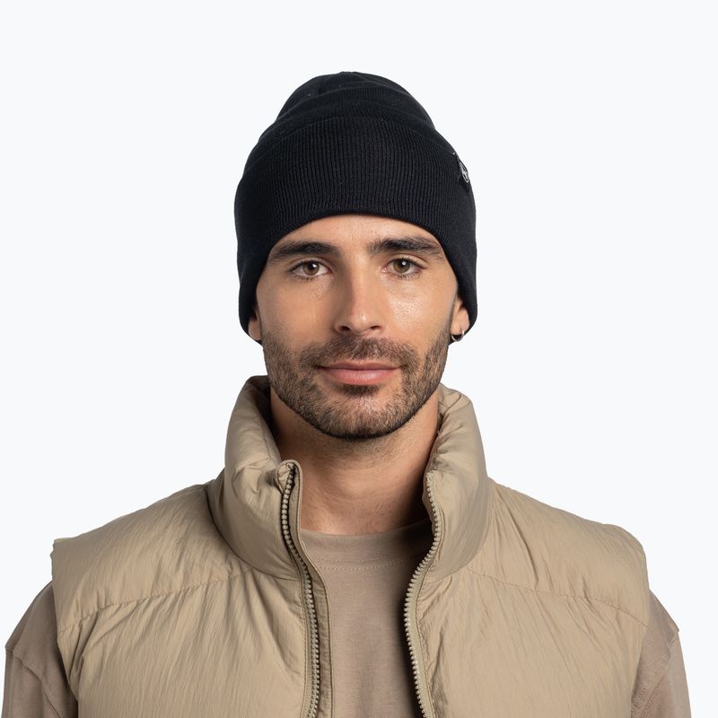 Czapka zimowa BUFF Knitted Lilon black 4