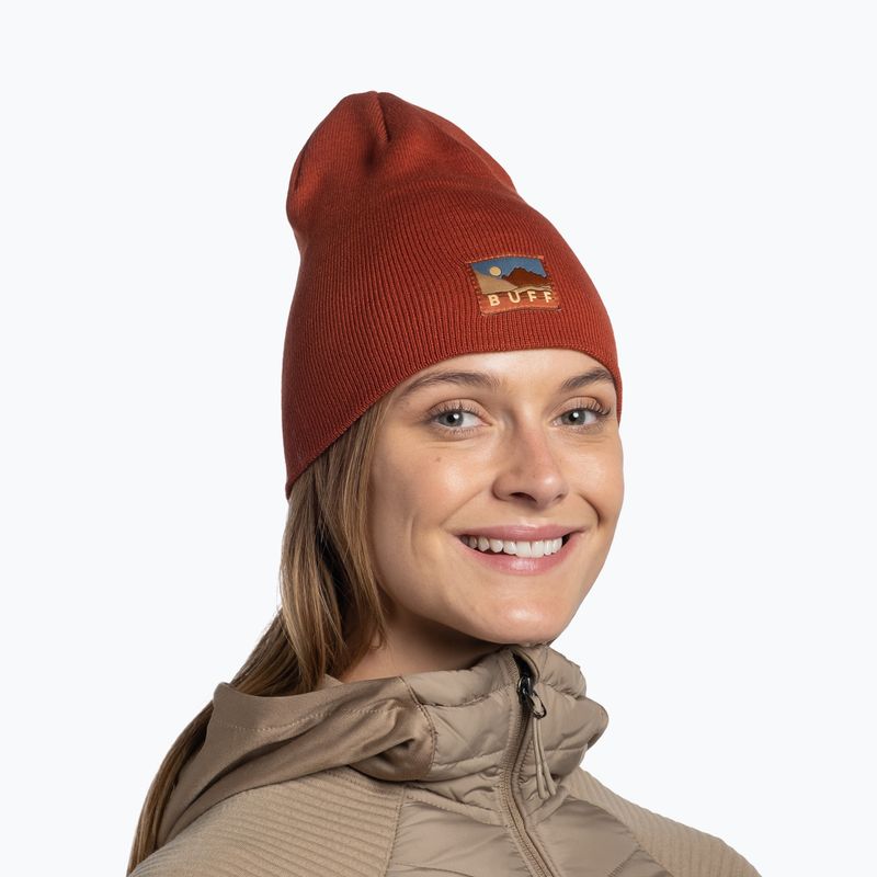 Czapka zimowa BUFF Knitted Lilon Long cinnamon 4