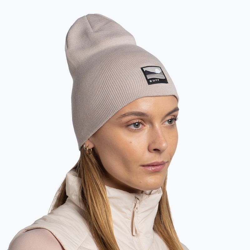 Czapka zimowa BUFF Knitted Lilon long birch gray 2
