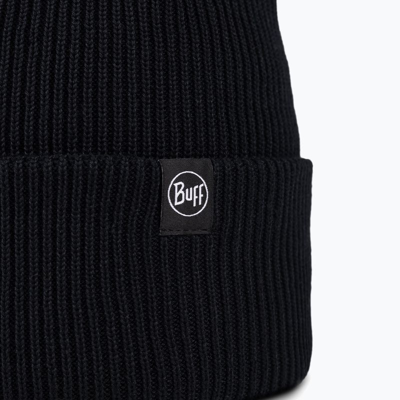 Czapka zimowa BUFF Knitted Renvi black 2