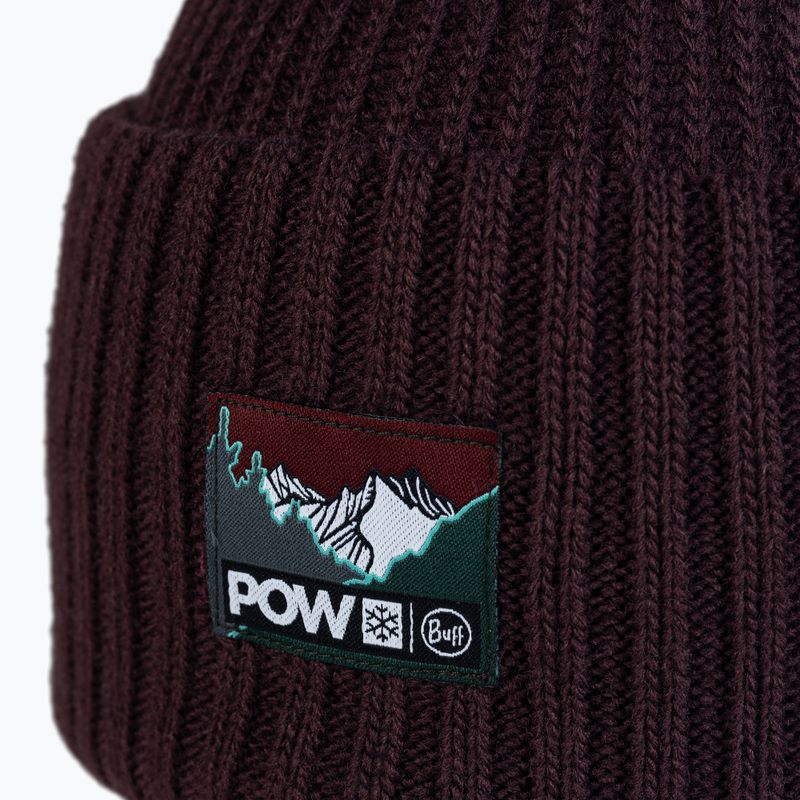 Czapka zimowa BUFF Knitted Rutger shadow purple 2