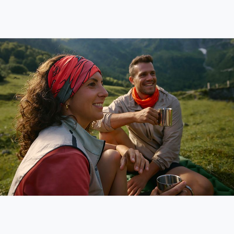 Chusta wielofunkcyjna BUFF Coolnet UV Aramay poppy 5
