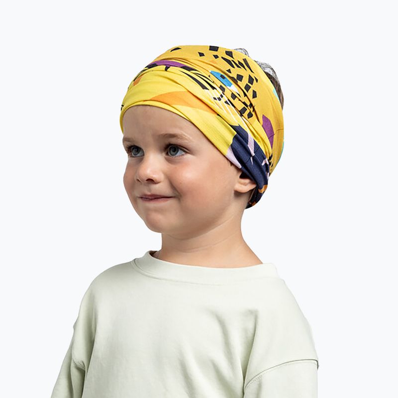 Chusta wielofunkcyjna dziecięca BUFF Coolnet UV Sutah yellow 4
