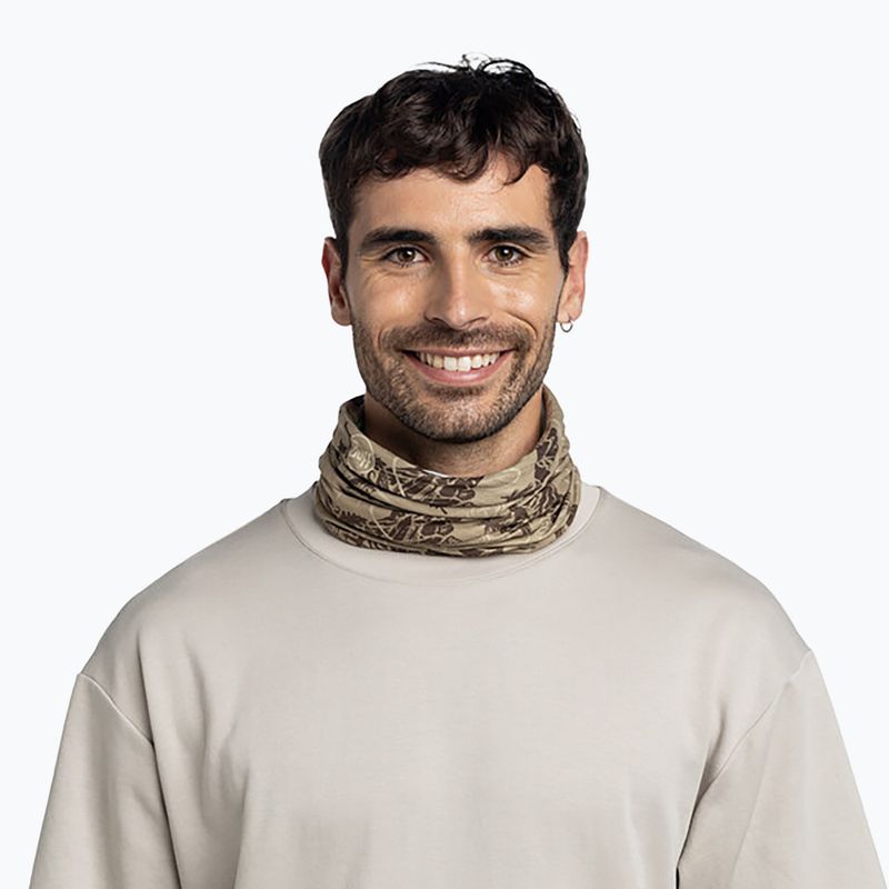 Chusta wielofunkcyjna BUFF Coolnet UV Lake River khaki 3