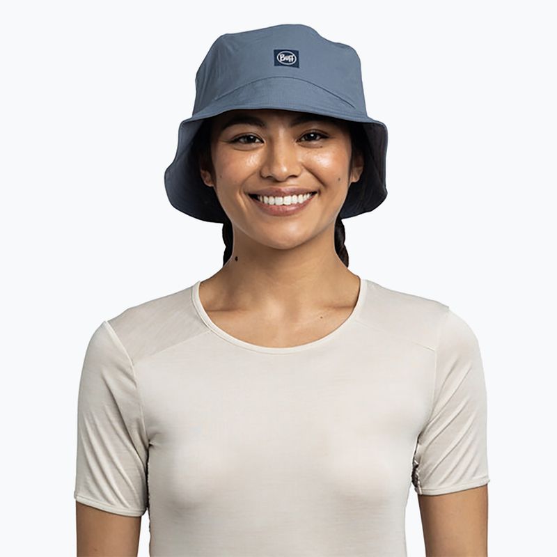 Kapelusz BUFF Adventure Bucket Solid stone blue 5