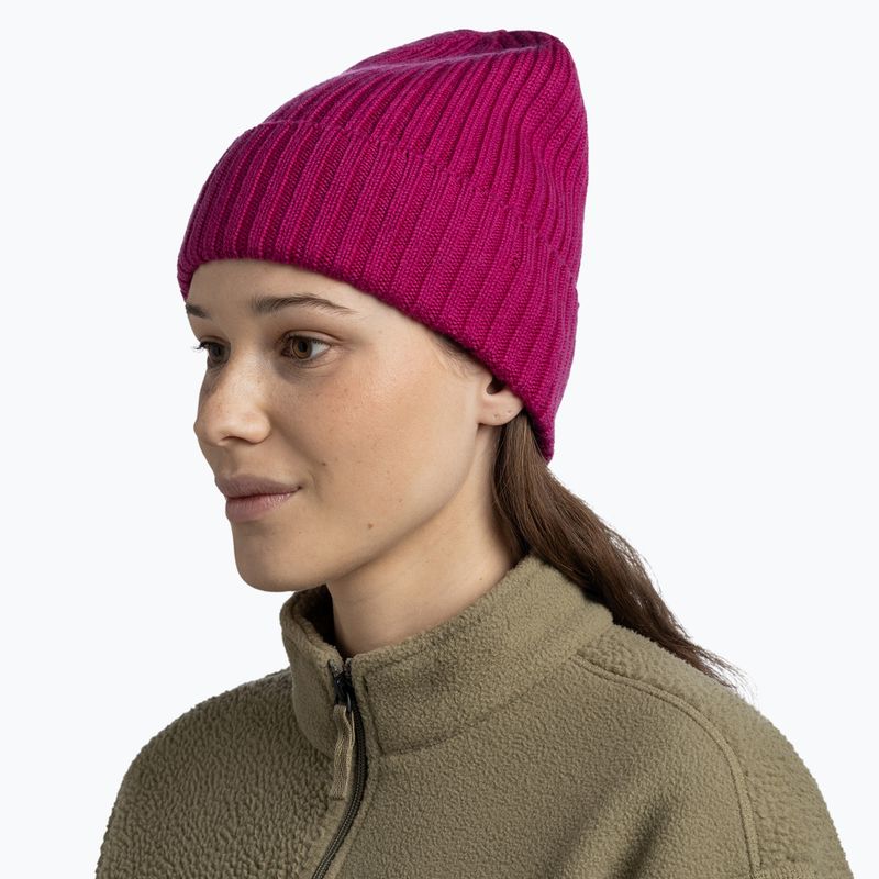 Czapka zimowa BUFF Knitted Norval orchid 4