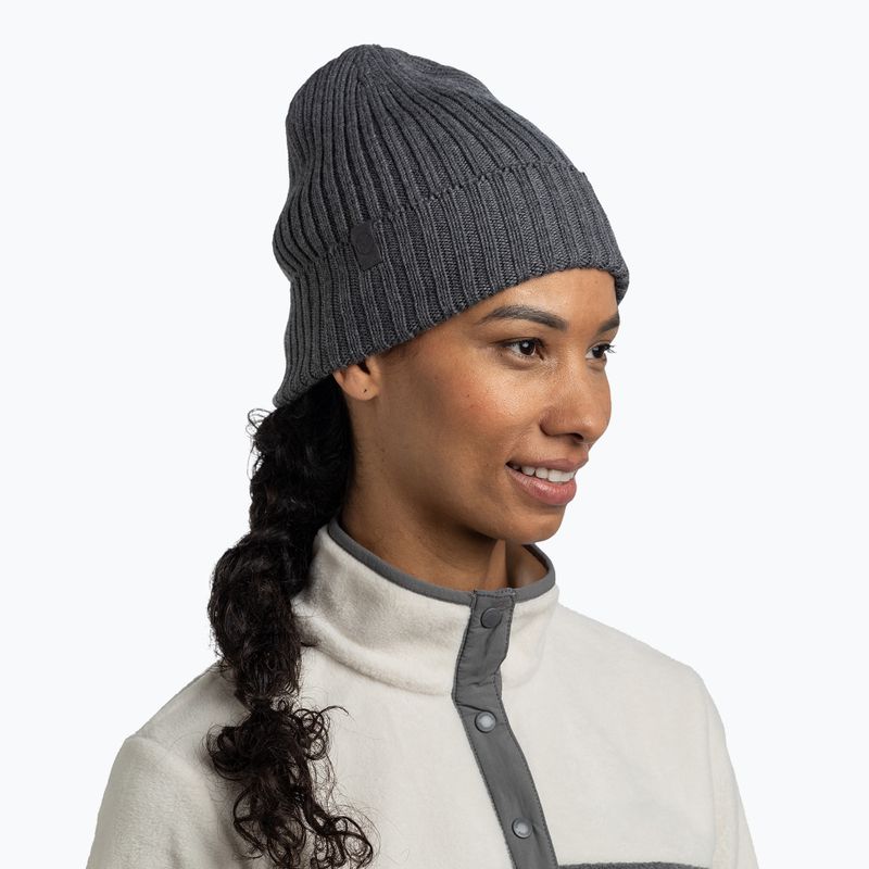 Czapka zimowa BUFF Knitted Norval grey heather 4