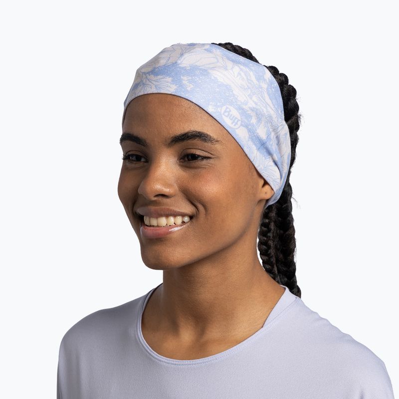 Opaska na głowę BUFF CoolNet UV Ellipse loer glory blue 4