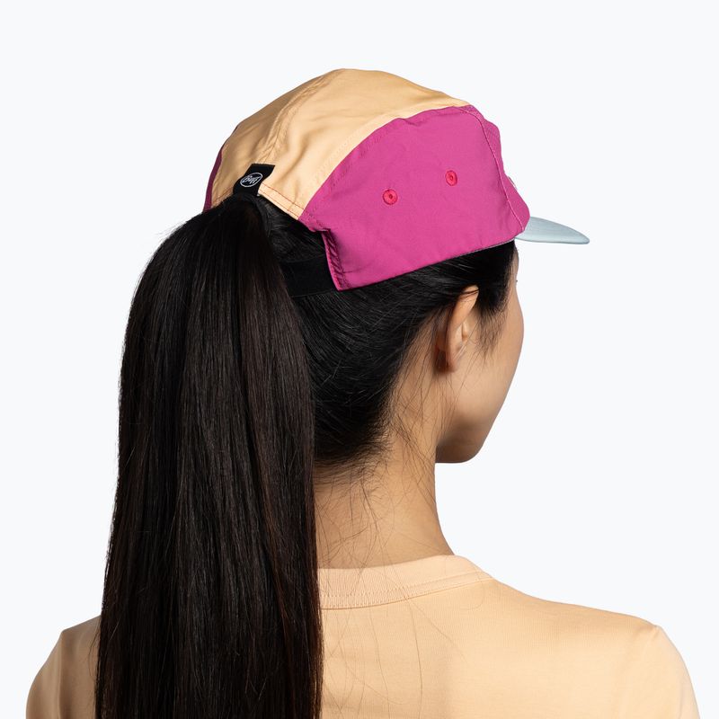 Czapka z daszkiem BUFF 5 Panel Go lagua pink 4