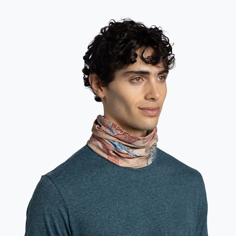 Chusta wielofunkcyjna BUFF Coolnet UV camino puentes cloud 3