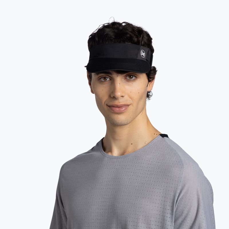 Daszek do biegania BUFF Speed solid black 3