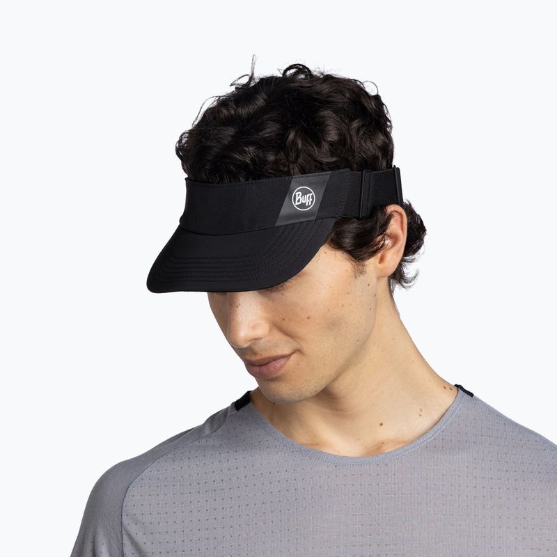 Daszek do biegania BUFF Speed solid black 4