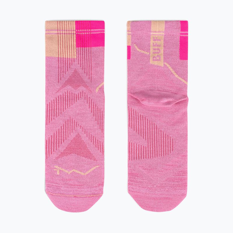 Skarpety BUFF CoolNet Quarter pink 2