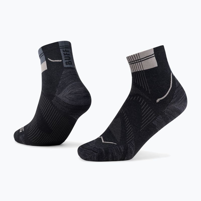 Skarpety BUFF CoolNet Quarter black 3