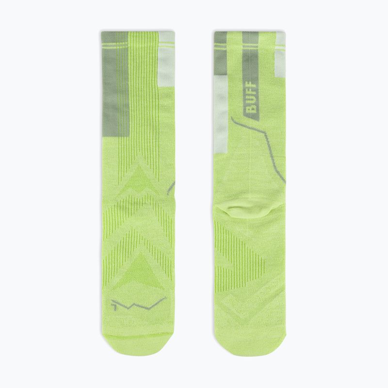 Skarpety BUFF Coolnet Crew lime 2