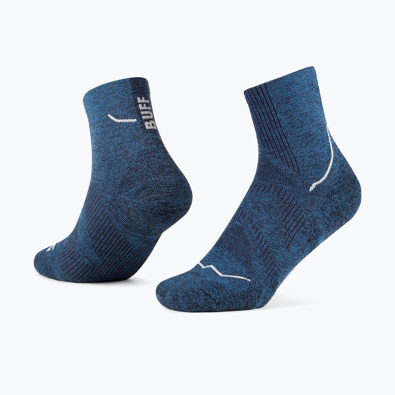 Skarpety BUFF Dryflx Quarter blue 2