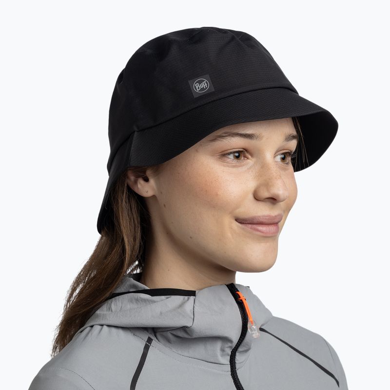 Kapelusz BUFF Rain Bucket solid black 6