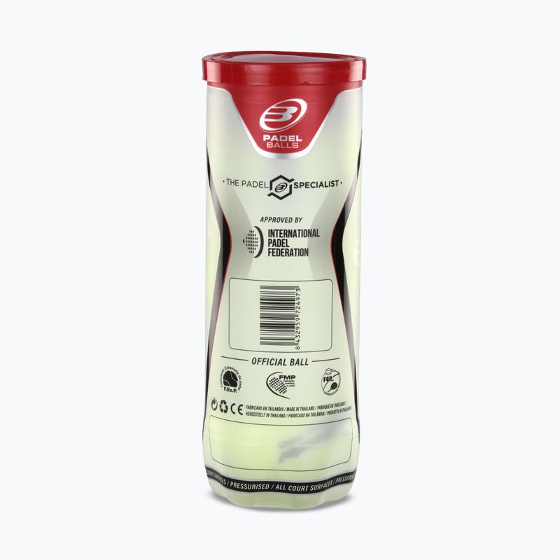 Piłki do padla Bullpadel Premium Pro 3 szt. 2