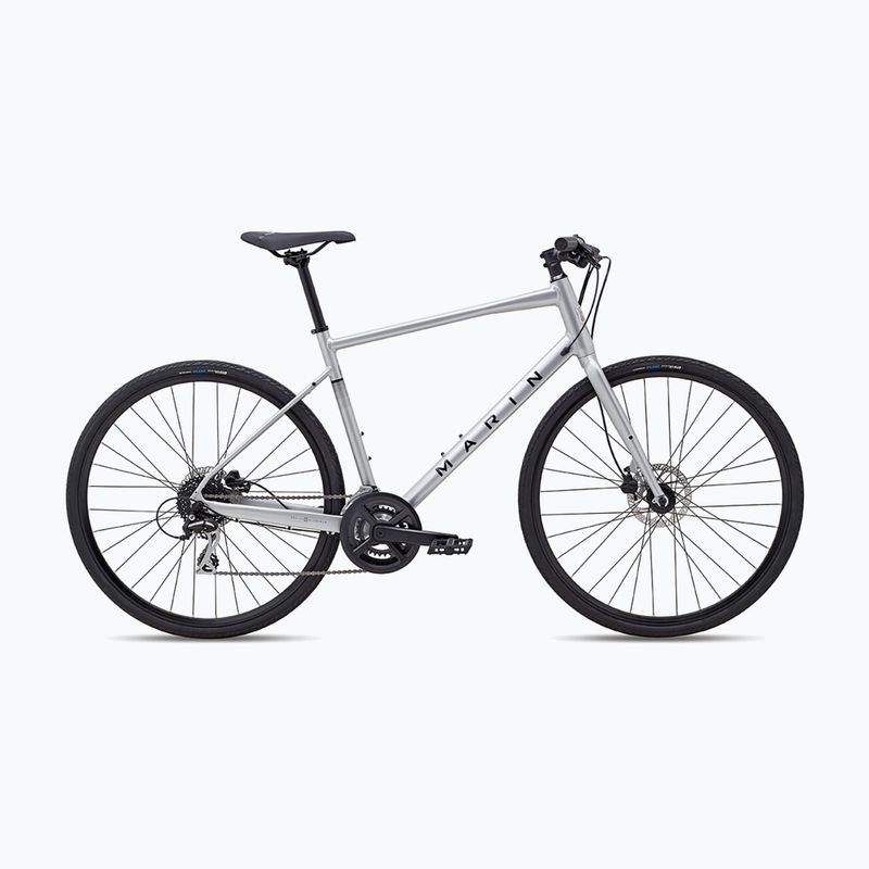 Rower crossowy męski Marin Fairfax 2 700C gloss silver/black