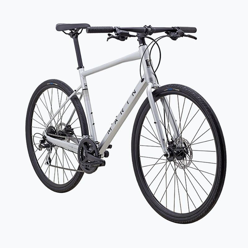 Rower crossowy męski Marin Fairfax 2 700C gloss silver/black 2